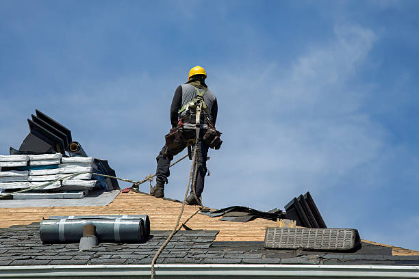 Professional Roofing technician working in Carlock, IL